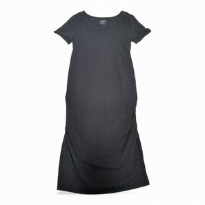 Ingrid + Isabel Black Maternity Midi‎ Dress - Size M